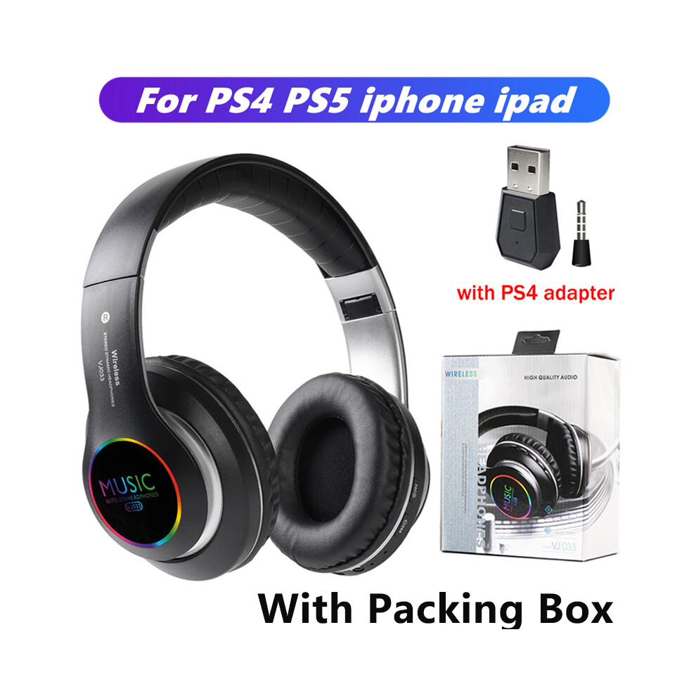 ( With P4) New Hifi Stereo Headphone Bluetooth Headphone Music Headphone Support Sd Card Grey 9319708001792