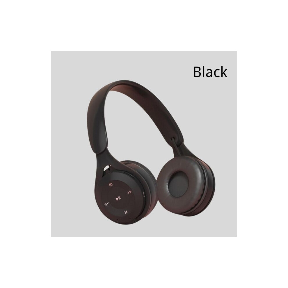 (Black)Macaron Headphones Kids Wireless Bluetooth Headphone Stereo Headphone Gaming Headset With Mic Black 9319708003994
