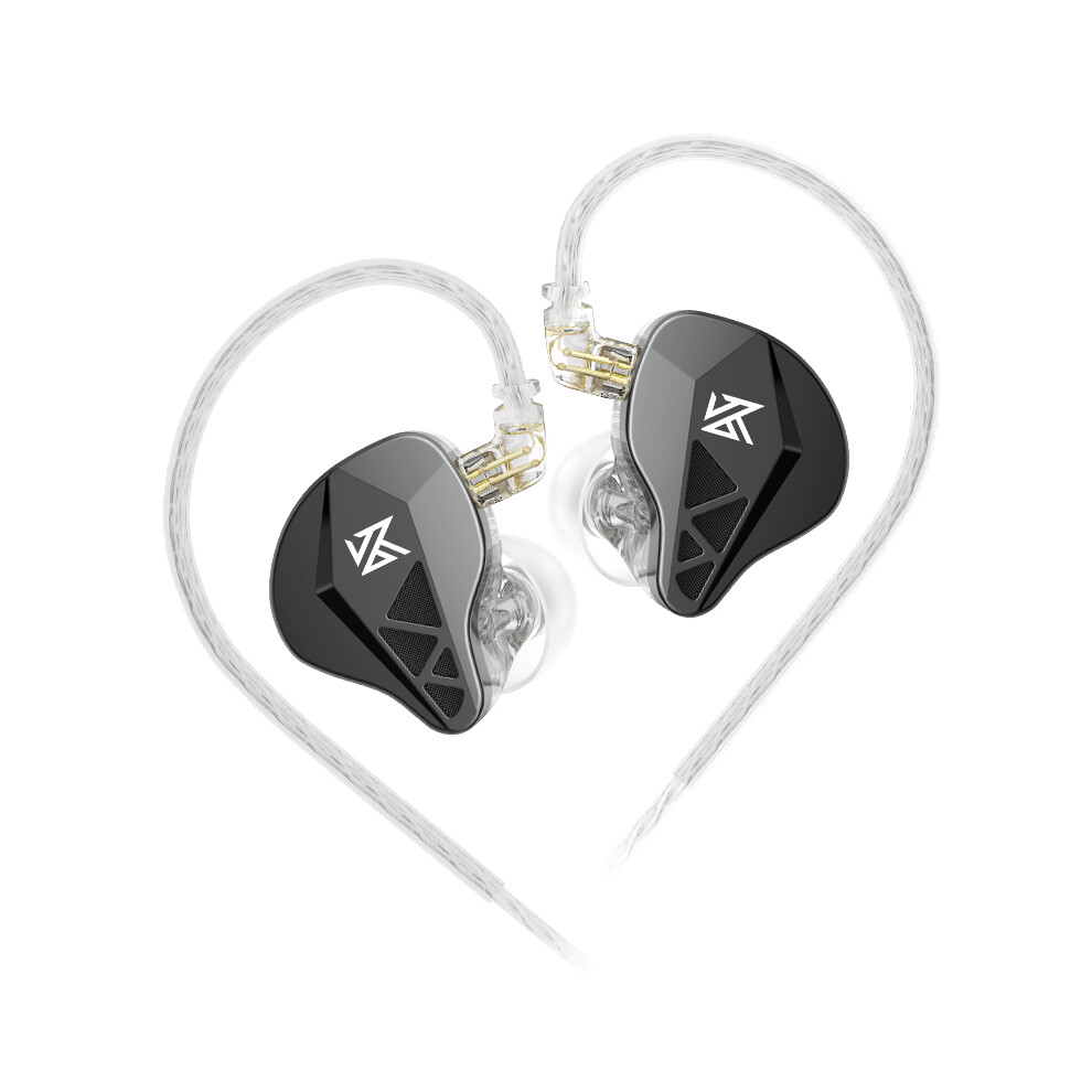 ( No Mic)Kz Edxs Metal Wired Headphones Bass Earbuds In Earbud Black 9319708004243