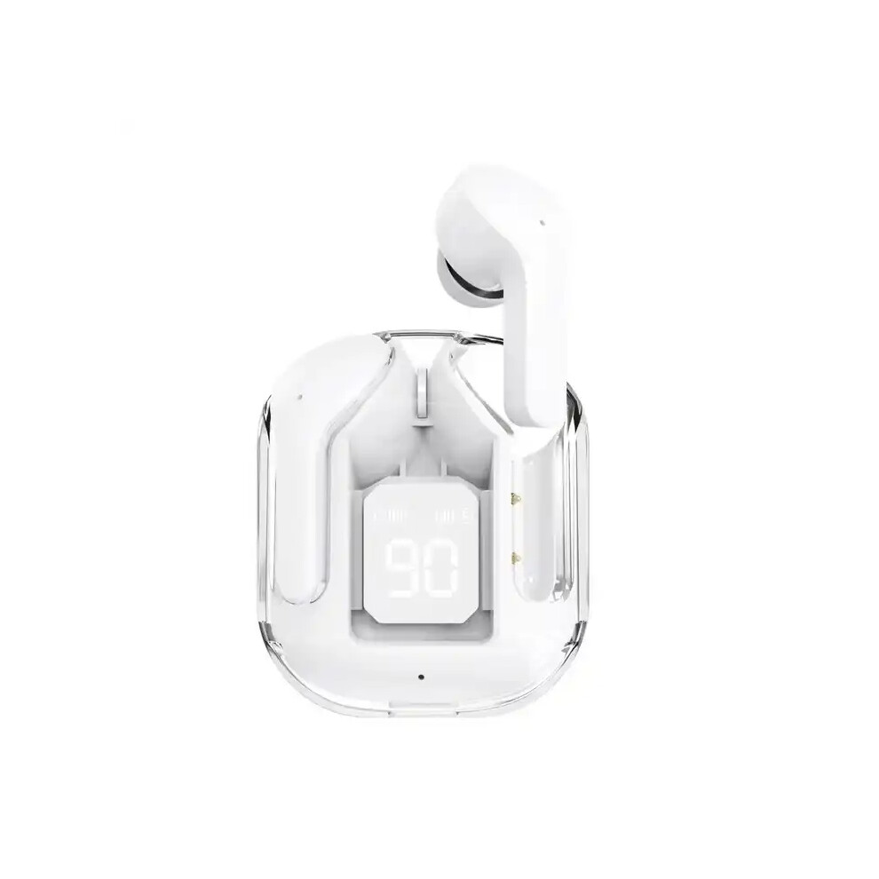 (White)T6 Tws Earpuds Wireless Bluetooth 5.0 Sports Gaming Headphone Noise Canceling Earbuds White 9319708005325