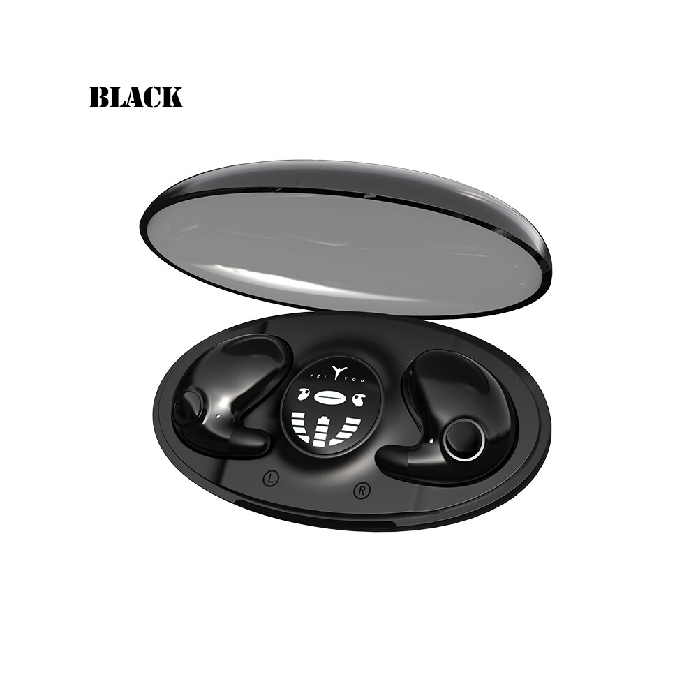 (Black)SK MD538 Invisible Sleep Wireless Headphones TWS Hidden Bluetooth Earbuds IPX6