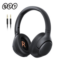 (H3-Black)QCY H3 ANC Wireless Headphones Bluetooth 5.4 Hi-Res Audio Over Ear Headset 43dB Hybrid