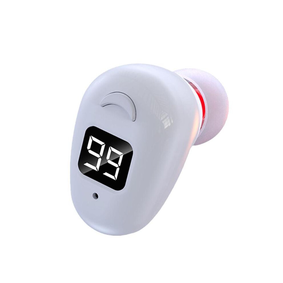 (White)S980 Single Headphone Bluetooth 5.2 Headphone Noise Canceling Stereo Surround Sound Headset White 9319708007510