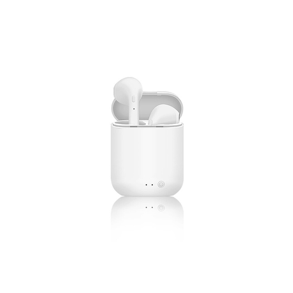 (White) New I12 Tws Macaron Headphones Wireless Bluetooth 5.0 Matte Sport Sport Binaural Earbuds White 9319708007824