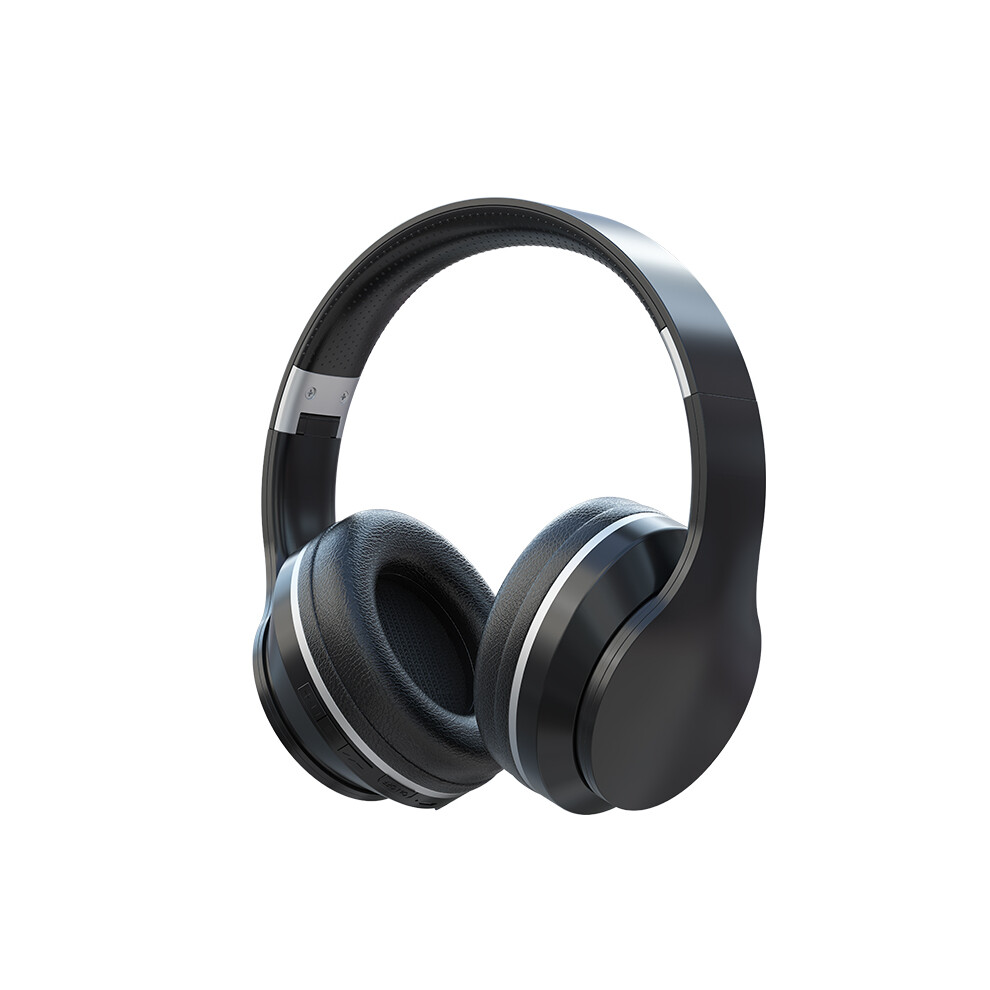 (Xk )Headphones Bluetooth Headphones Wireless Music Gradient Color With Microphone Gamer Headphones Black 9319708009002