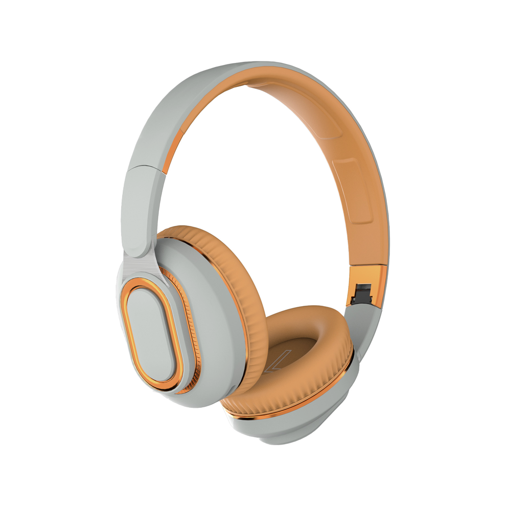 ( Grey)Wireless Headphone Bluetooth Headphone With Mic 10 Hours Of Playback Great Bass Light/Grey 9319708009972