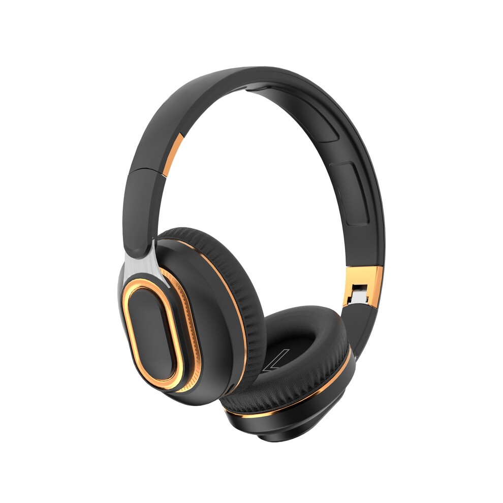 (Black)Wireless Headphone Bluetooth Headphone With Mic 10 Hours Playback Great Bass Music Game Black 9319708009958