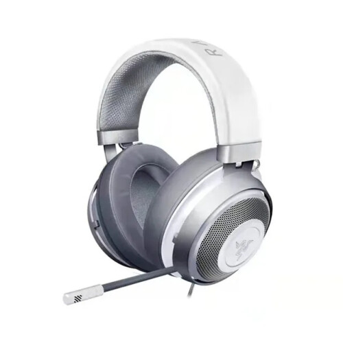 (Bianco) Cuffie per cuffie da gioco Razer Kraken Pro V2 Cuffie cablate Microfono Surround 7.0