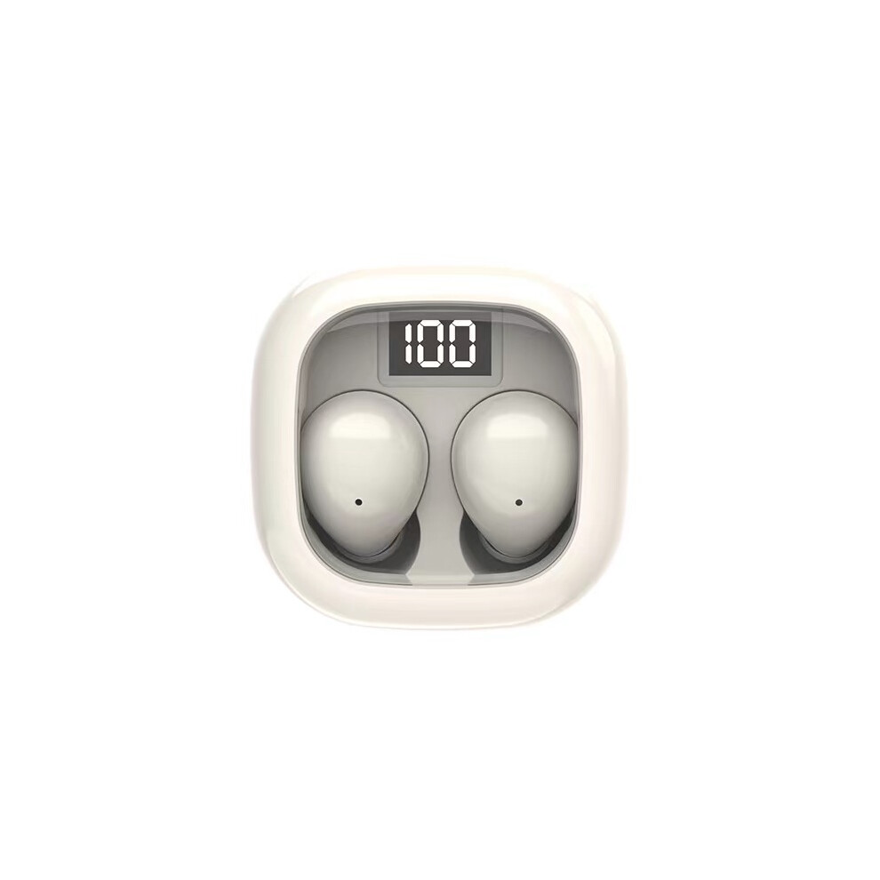 (Khaki)Sk Mini 5.3 Wireless Bluetooth Headphones Small Earbuds For Sleeping Work Sports Invisible 9319708012040
