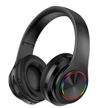 (Zwart) B39 Draadloze Bluetooth-koptelefoon met microfoon, ruisonderdrukkende koptelefoon, stereogeluidskoptelefoon