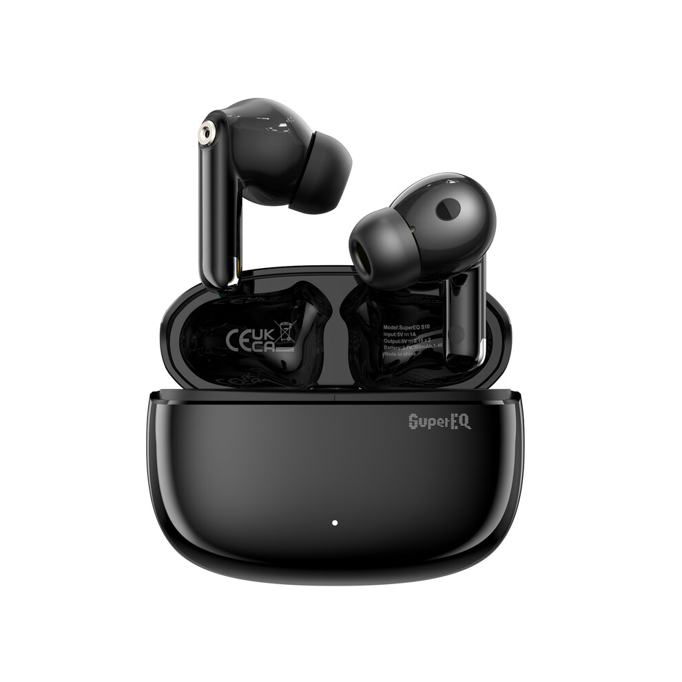 (Black) Oneodio Supereq S10 Anc Bluetooth 5.4 Headphones Wireless Tws Active Noise Canceling Black 9319708012491