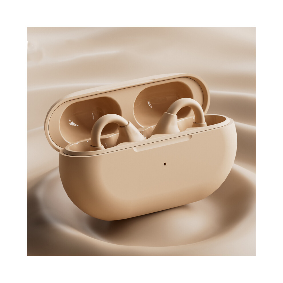 (Skin Color) Earclip Bluetooth Earbud Bone Conduction Wireless Sports Headphone Tws Comfortable To Use 9319708013504