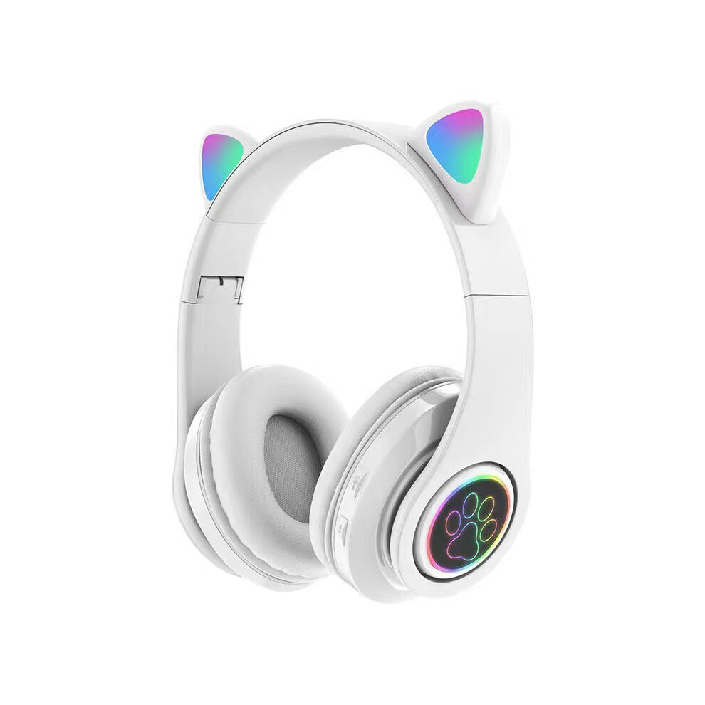 (White)B39 Wireless Bluetooth Headphone With Mic Noise Canceling Headphone Stereo Foldable White 9319708013627