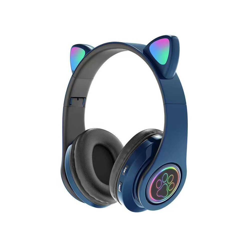 ( Blue)B39 Wireless Bluetooth Headphone With Mic Noise Canceling Headphone Stereo Dark/Blue 9319708013634