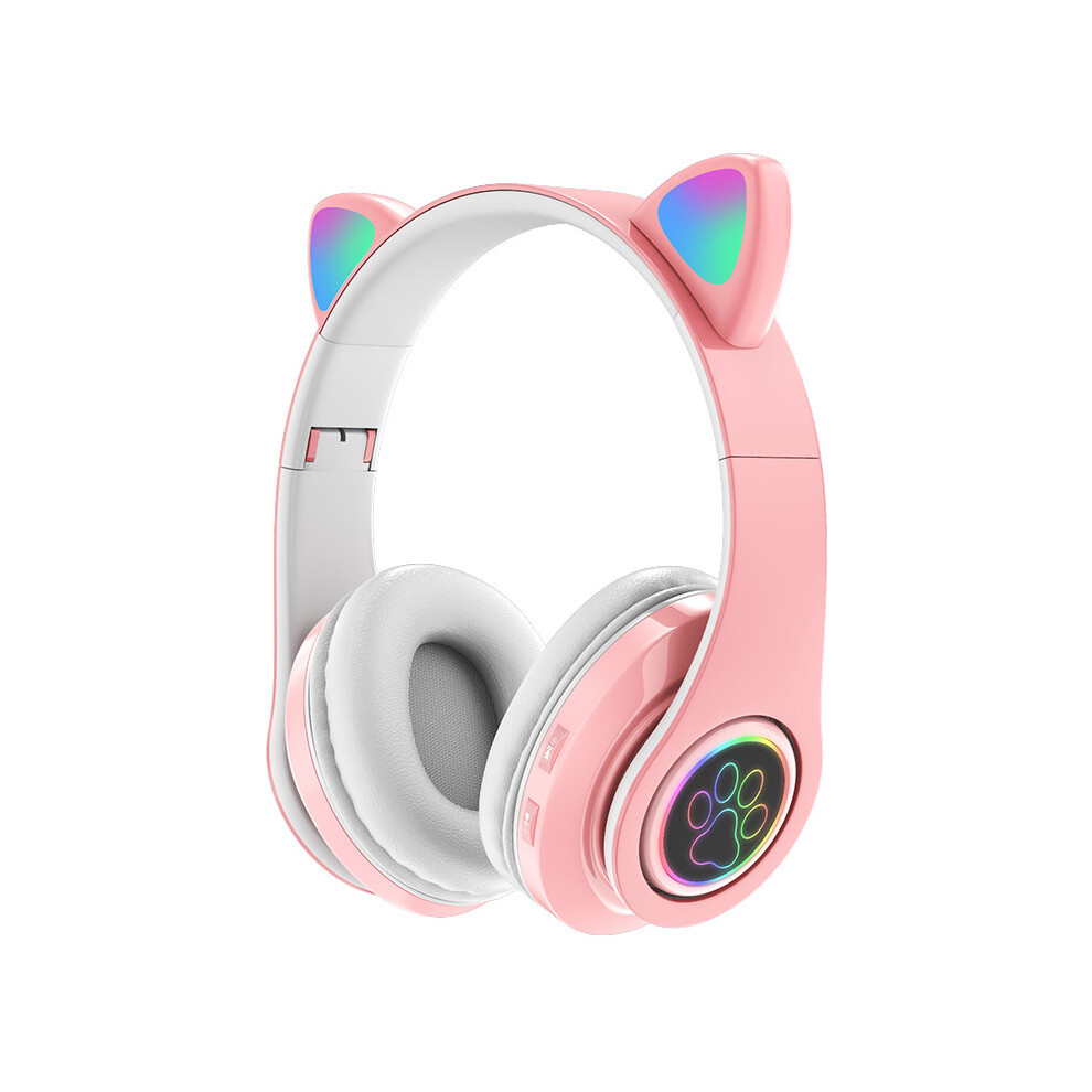 (Pink)B39 Wireless Bluetooth Headphone With Mic Noise Canceling Headphone Stereo Pink 9319708013665