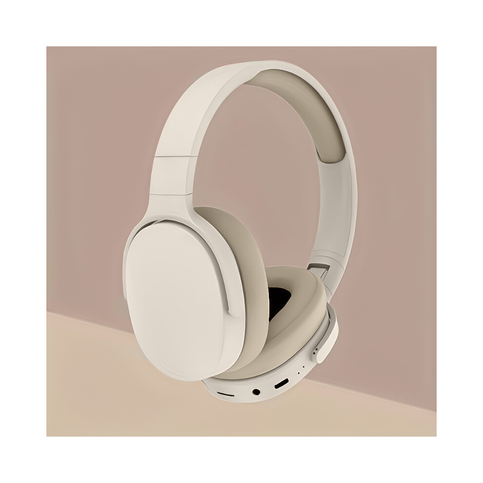 (Khaki)P2961 Bluetooth Headphone Over Ear Stereo Hifi Headphone With True Wireless Sports Headphone 9319708014105