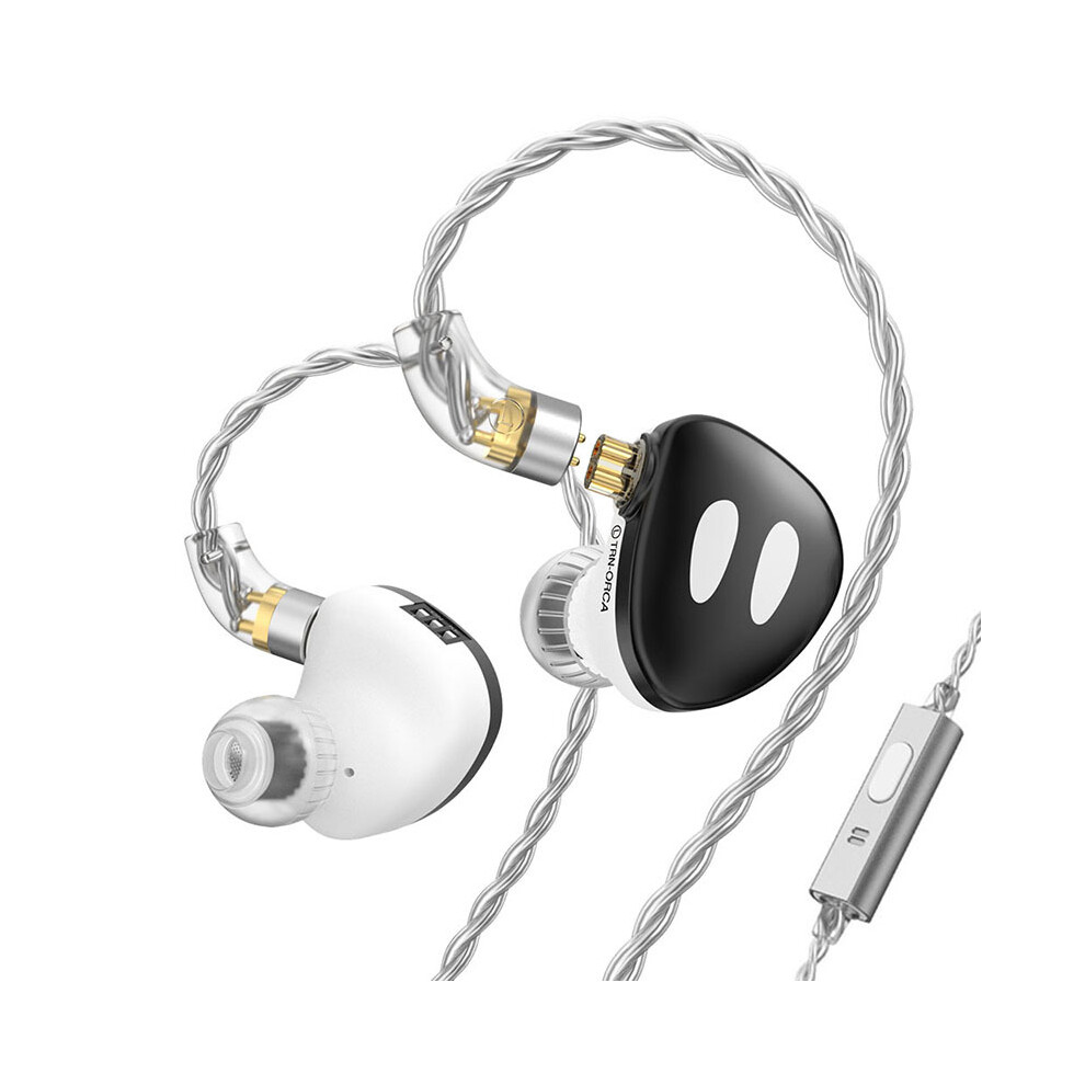 (Microphone 3.5)Trn Orca 10Mm Dual Chamber Dynamic Driver Iems Hifi In-Ear Headphones Wired 9319708014556