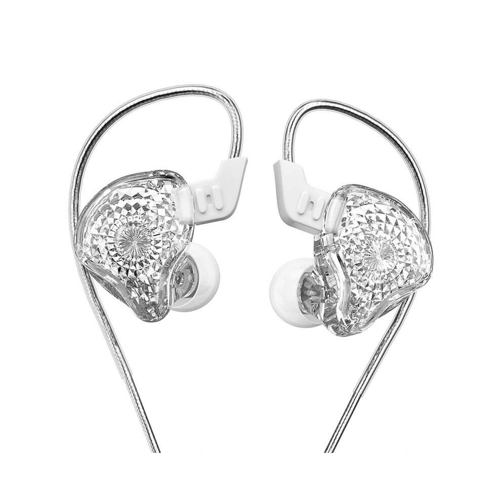 (White)Kz K2 Hifi Headphone 3.5Mm Wired Headphone With Mic Bass Stereo Earbuds White 9319708015379