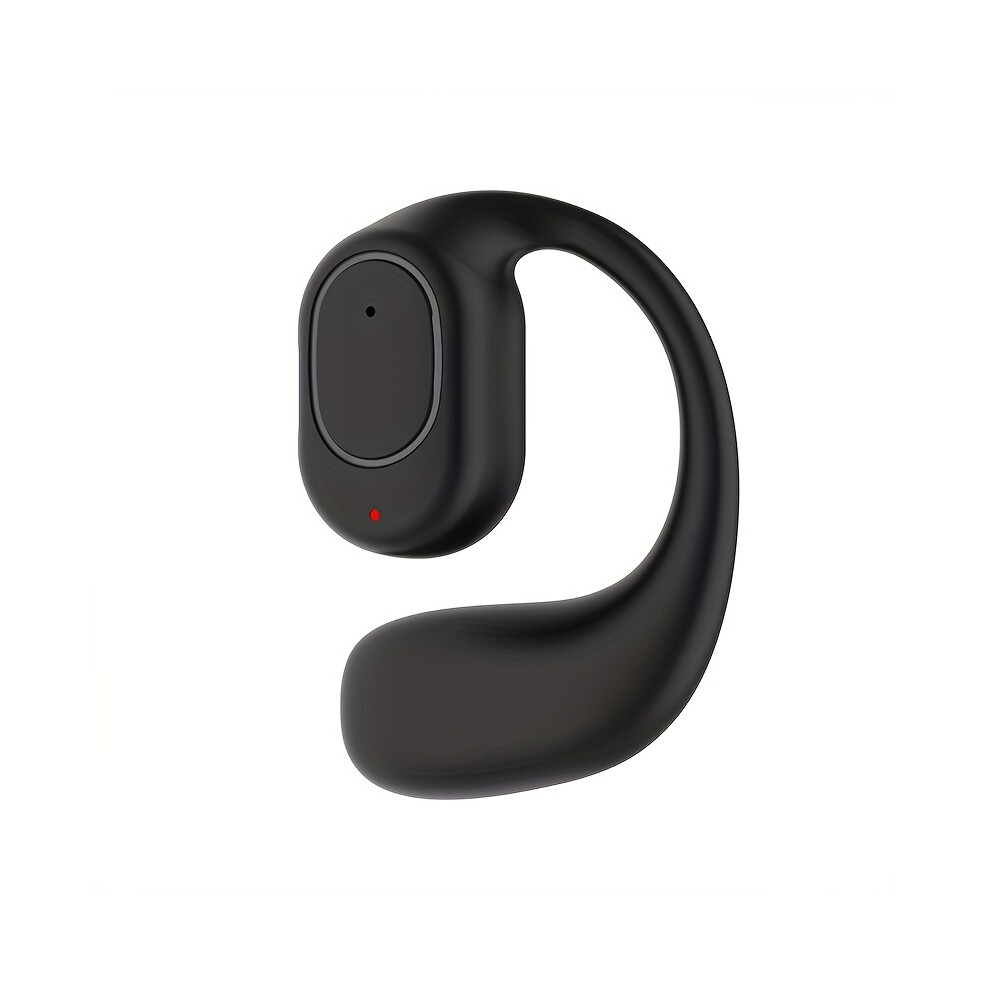 (One Bt5.4)Wireless Bluetooth 5.3 Headphone Digital Display One Earbud Ultra Black 9319708015409