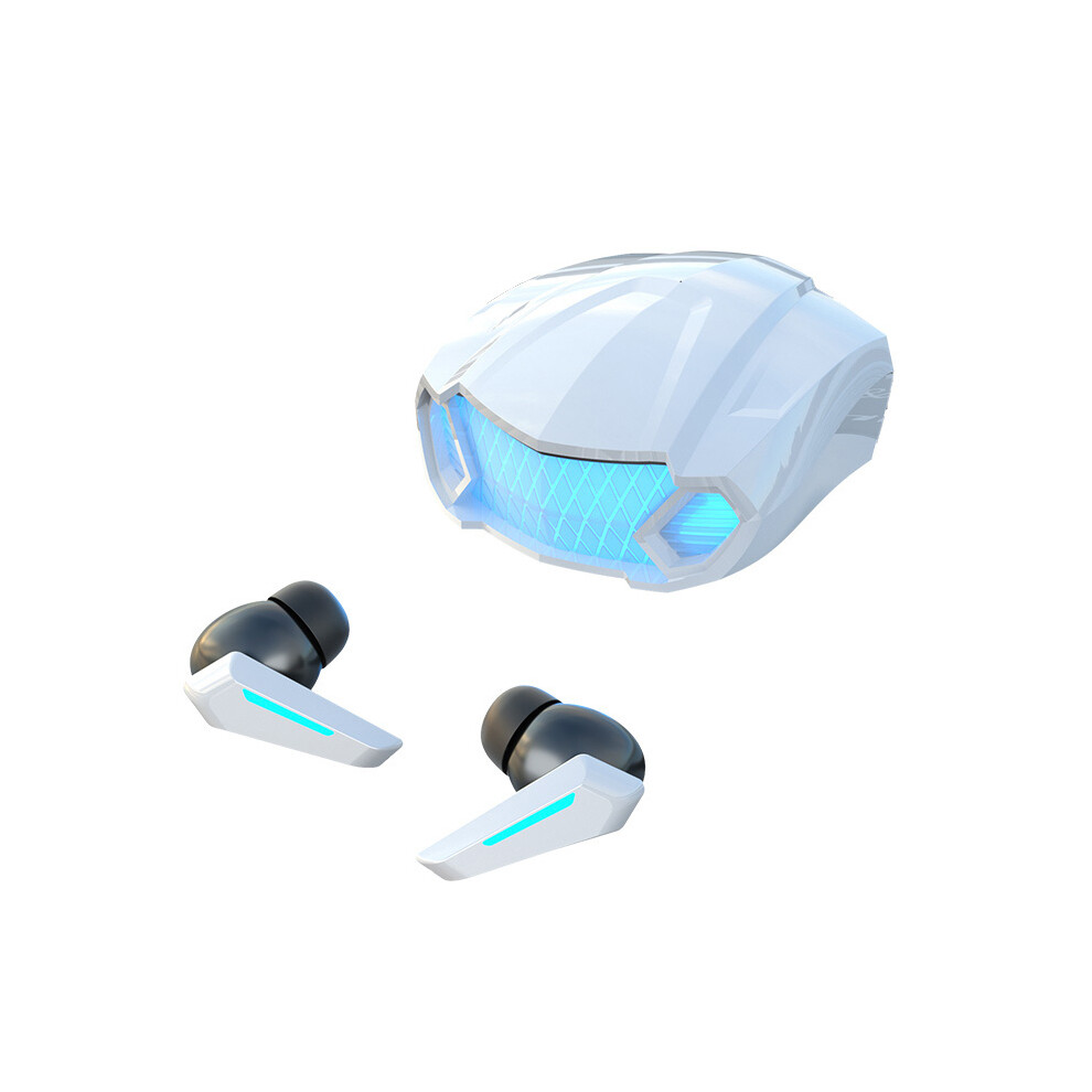 (White)New Wireless Headphone Led Lights Gaming Button Headphone With Mic Bluetooth Headphone White 9319708015676