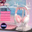 (Black) Cat Ear Gaming Headset for PC Computer Gaming Headset with Microphone Noise Canceling Cable 2