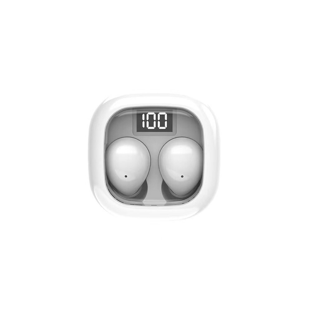(White)Wireless Headphone Bluetooth Headphone Invisible Earbuds With Microphone Noise Canceling White 9319708016437