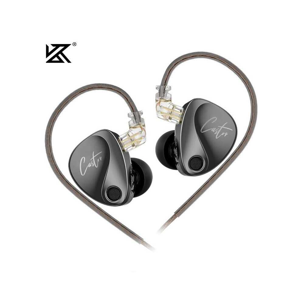 (Enhanced Bass Nomic)Kz Castor In Ear Hifi Headphone 2Dd Dynamic High-End Tunable Balanced Armature 9319708017458