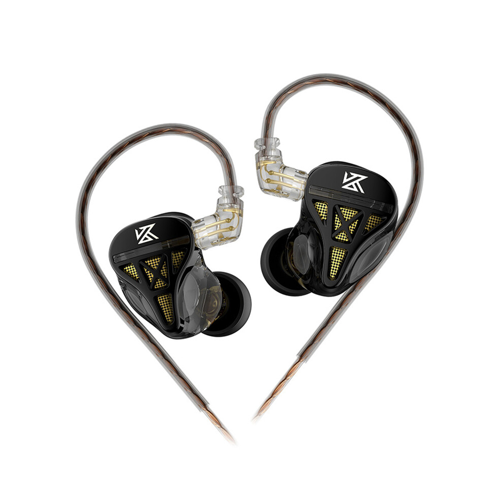 (Without Microphone) Kz Dqs Wired Headphones Dynamic Display In The Earpiece 3.5 Mm Plug, 9319708018820