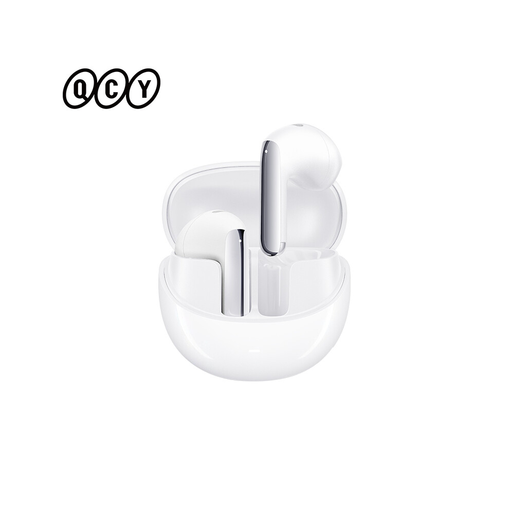 (White)Qcy Ht10 Ailybuds Pro+ Anc Wireless Headphones Hi-Res Audio Ldac Bluetooth 5.3 Earbuds White 9319708019797