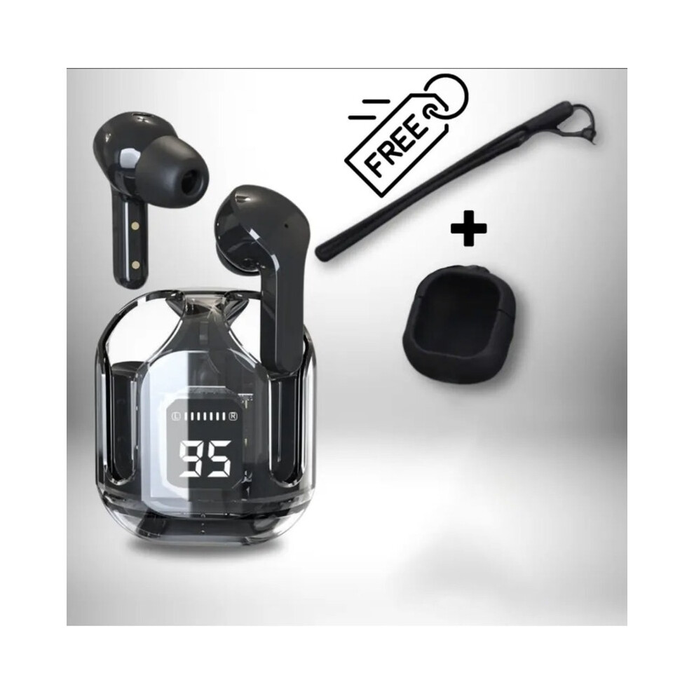 (Black)(Buy Headphones, Get Protective Case + Lanyard) Air31 Gaming Headset Bluetooth 5.3 Noise Reduction Black 9319708020106