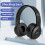 (Blu) Cuffie stereo Bluetooth 5.0 P47 TWS Cuffie Bluetooth Cuffie musicali con microfono 2