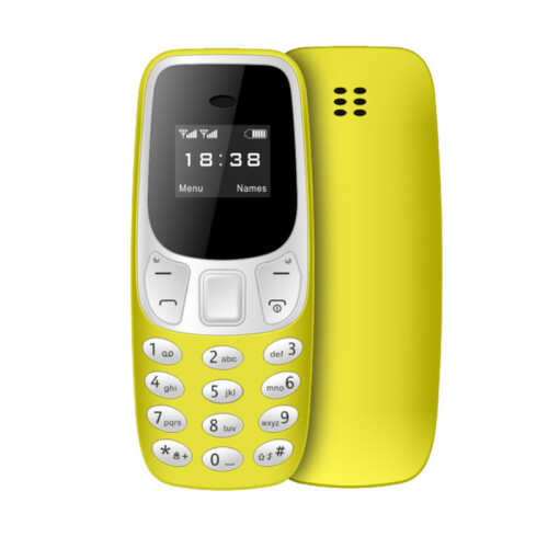 (Yellow)L8star Bm10 Mini Mobile Phone Dual Sim Card With MP3 Player FM ...