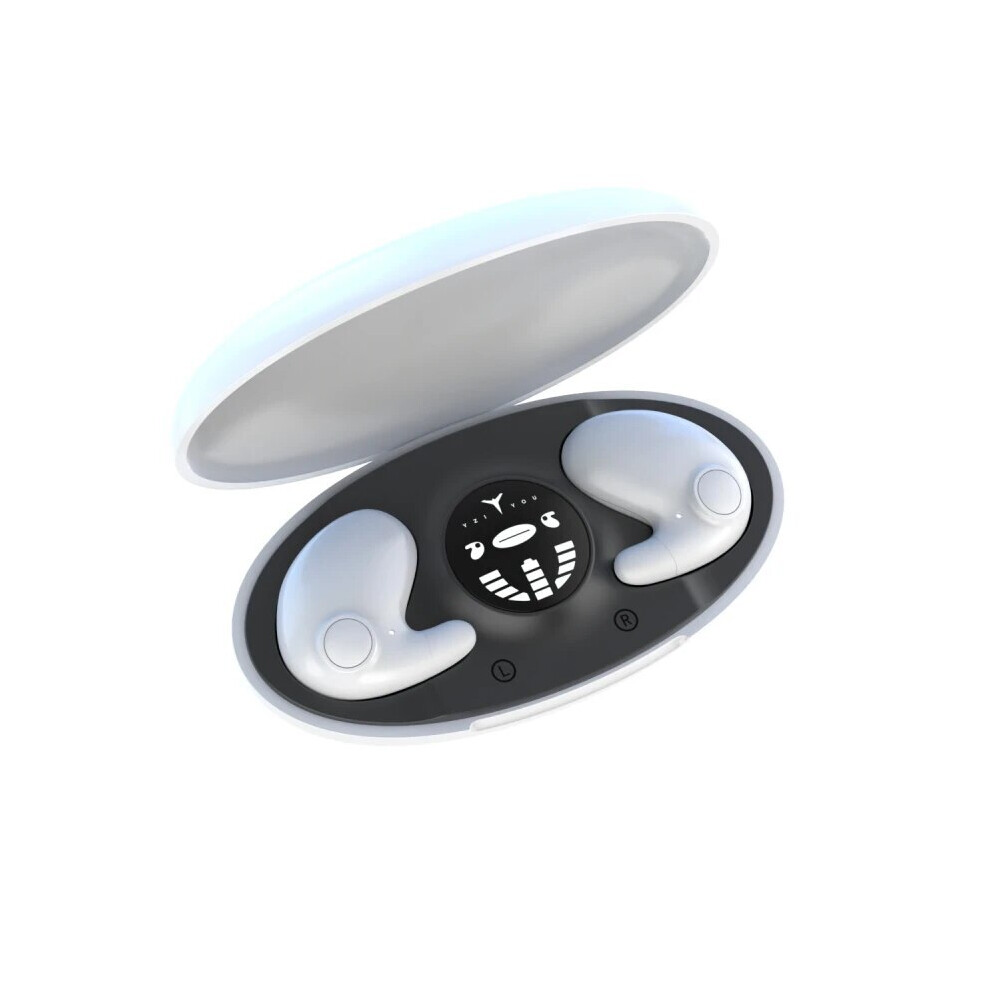 (Bt-Md538-Tws-)Invisible Sleep Wireless Earphone Tws Bluetooth 5.3 Headphones Hidden Earbuds White 9319708020618