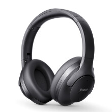 (Black) Picun ANC-05MAX Noise Canceling Headphones ANC Bluetooth 5.4 Low Latency Wireless Headphones
