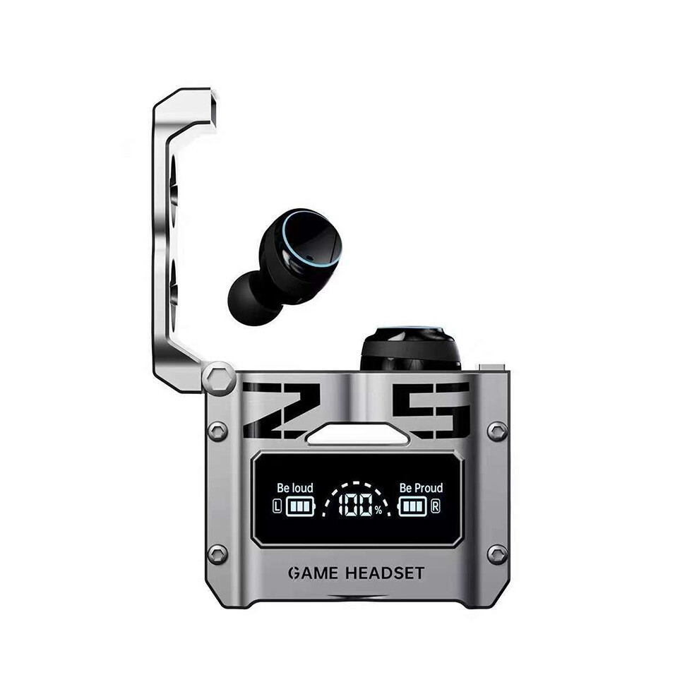(Silver) Wireless Sport Headphone Noise Canceling Ipx7 Waterproof Bluetooth Headphone Silver 9319708021905