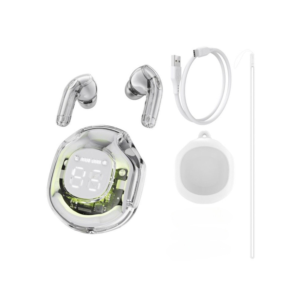 (White)(Buy Headphones And Get: Protective Case + Lanyard) T8 Gaming Headphones Tws Bluetooth 5.3 White 9319708022872