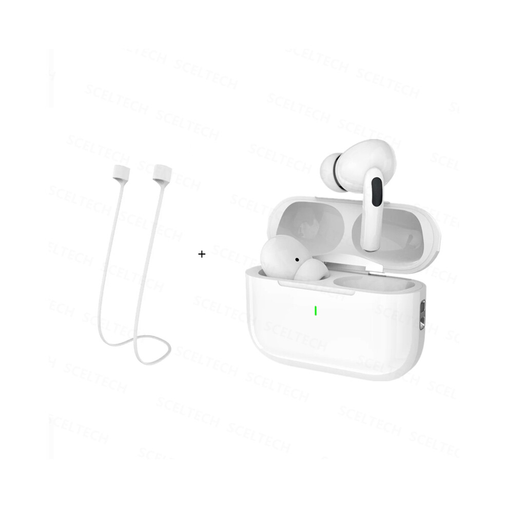 (A5- Anti-Lost)2024 Anc Tws Bluetooth 5.3 Earphones Hifi Audio Headphone Headphone True Wireless White 9319708022919
