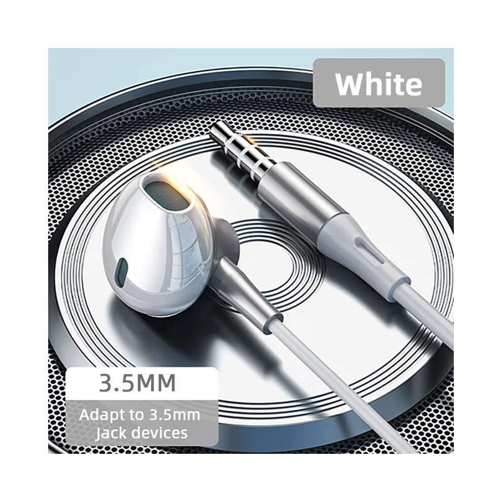 ( 3.5Mm Headphone)Type C Wired Headphone Samsung Galaxy S24 S23 S22 S21 Ultra 3.5Mm White 9319708023558