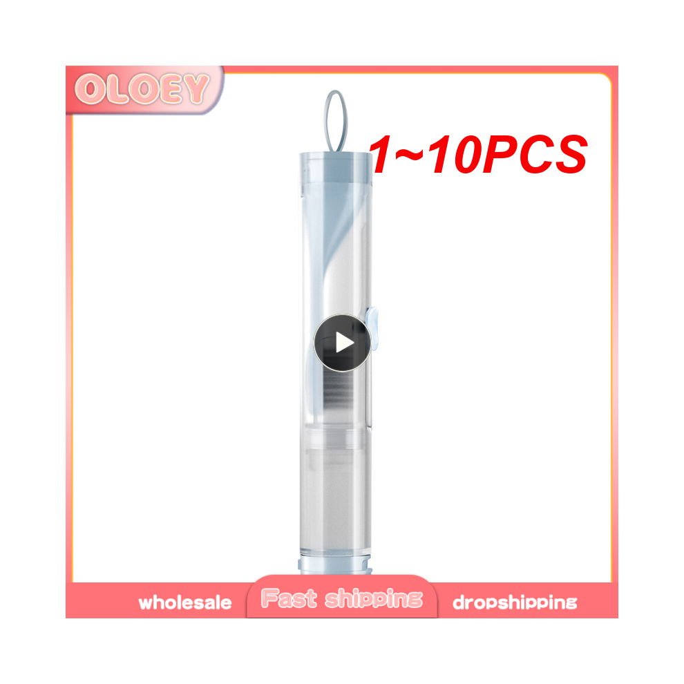 (Style A 4pcs)1~10pcs Portable Folding Toothbrush Travel Toothbrush Set Creative teeth cleaning tools,