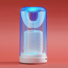 (Disinfezione per adulti) Spazzolino elettrico automatico intelligente a 360 gradi tipo U per adulti