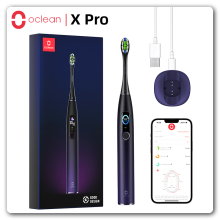 (Oclean x Pro Pink)Oclean X Pro Smart Sonic electric toothbrush color display IPX7 teeth whitening brush