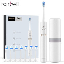 (P11PlusW-H5-8BH) Fairywill P11 Sonic Whitening Elektrische Tandenborstel Oplaadbare USB-oplader Ultra