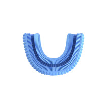 (Testina 7-15) Spazzolino elettrico intelligente per bambini Spazzolino sonico in silicone a forma di