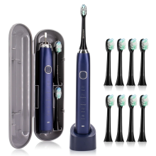 (Bulle 8 Heads) Elektrische Sonic tandenborstel 8 borstelkoppen Smart Ultrasonic tanden bleken oplaadbaar