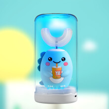 (2-6 con disinfezione) Spazzolino elettrico intelligente per bambini Spazzolino sonico in silicone a