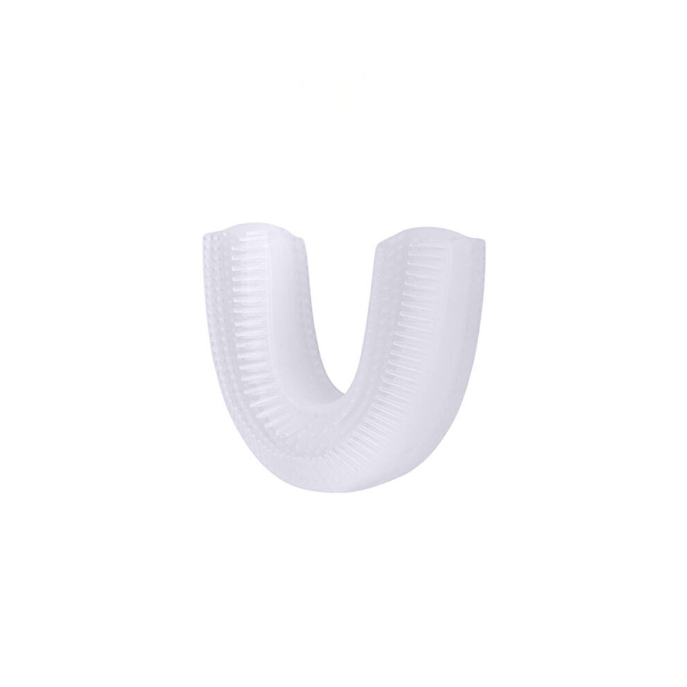 (Toothbrush Head) Wireless Charging U-Shaped Adult Electric Toothbrush Ultrasonic Toothbrush 360 Degree