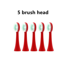 (only 5 heads)Sonic electric toothbrush IPX7 waterproof with replaceable heads Automatic rechargeable
