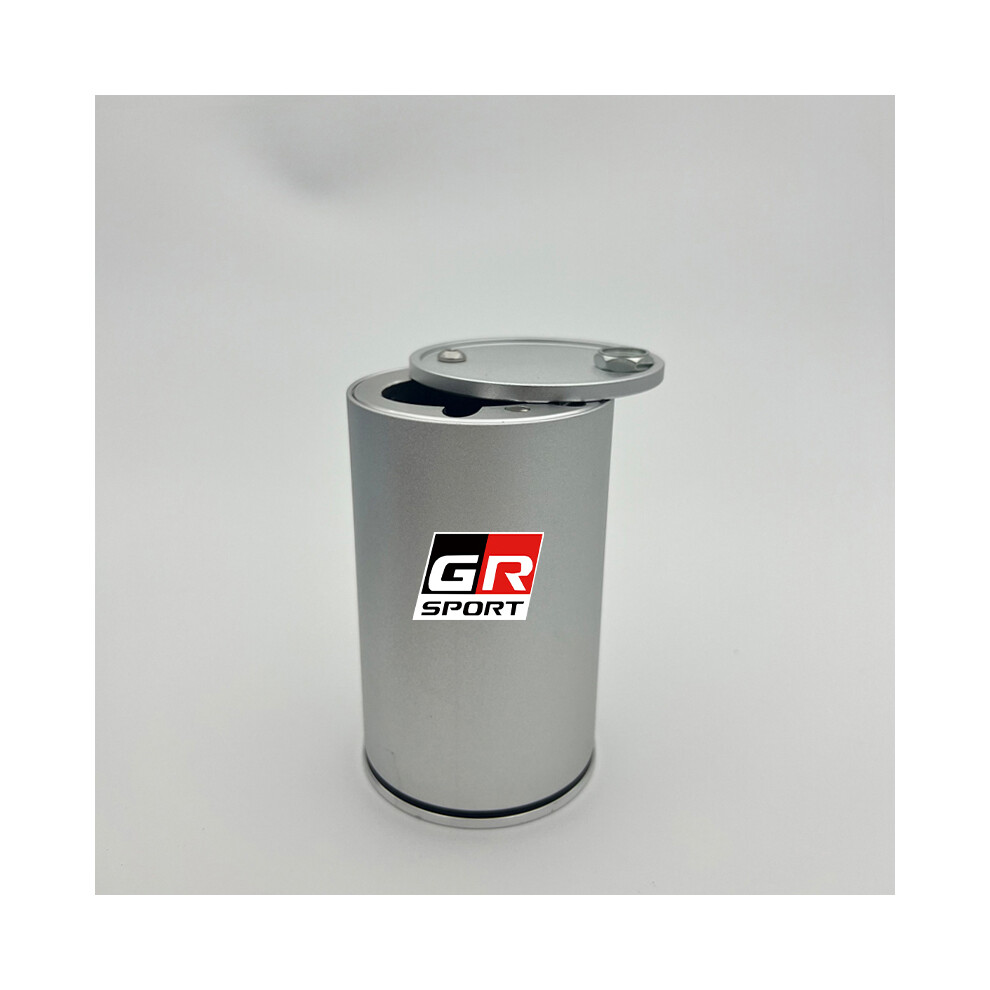 (Gr )(Gr ) Ashtrays Toyota Gr Sport Yaris Supra Corolla Prius Harrier Camry Car Ashtray Silver 9319708032154