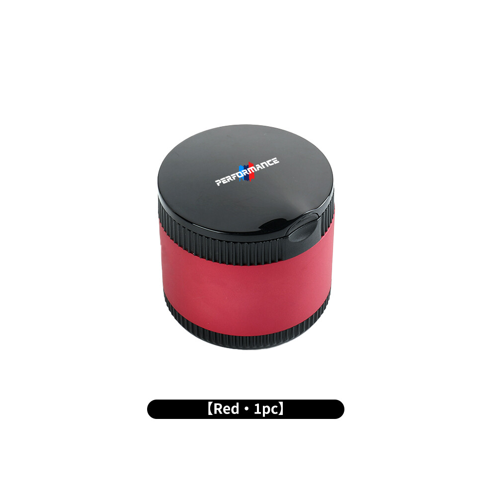 (Red)(Red) Ashtrays 1Pc Car Interior Portable Led Smoke Ashtray Cigarette Ash Holder Red 9319708032246