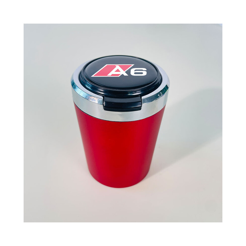 ( A6) ( A6) Ashtrays Car Cigarette Ashtray With Lid With Led Portable Removable Red/Light 9319708032383